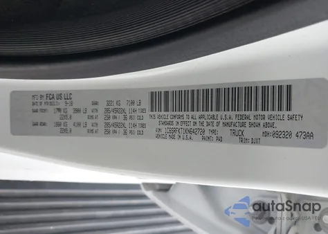 2019 Ram 1500 Longhorn 4X4 5'7 Box z USA, uszkodzony, nr VIN 1C6SRFKT1KN642720